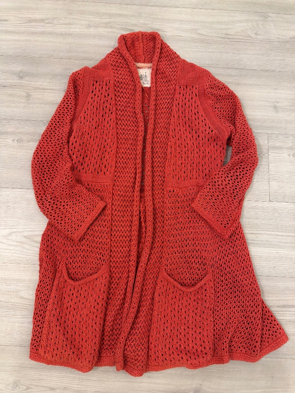 Anthropologie crocheted duster small